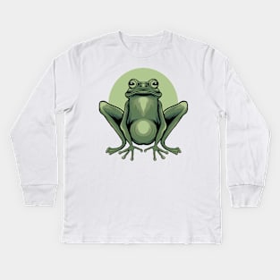 Cute Frog Kids Long Sleeve T-Shirt